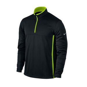 Nike Boys Therma-Fit Half Zip Black Pullover Sweatshirt Size M